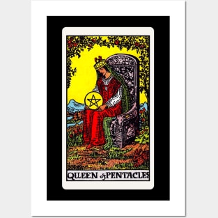 Card #76 - Queen Of Pentacles - Rider Waite Smith Tarot Posters and Art